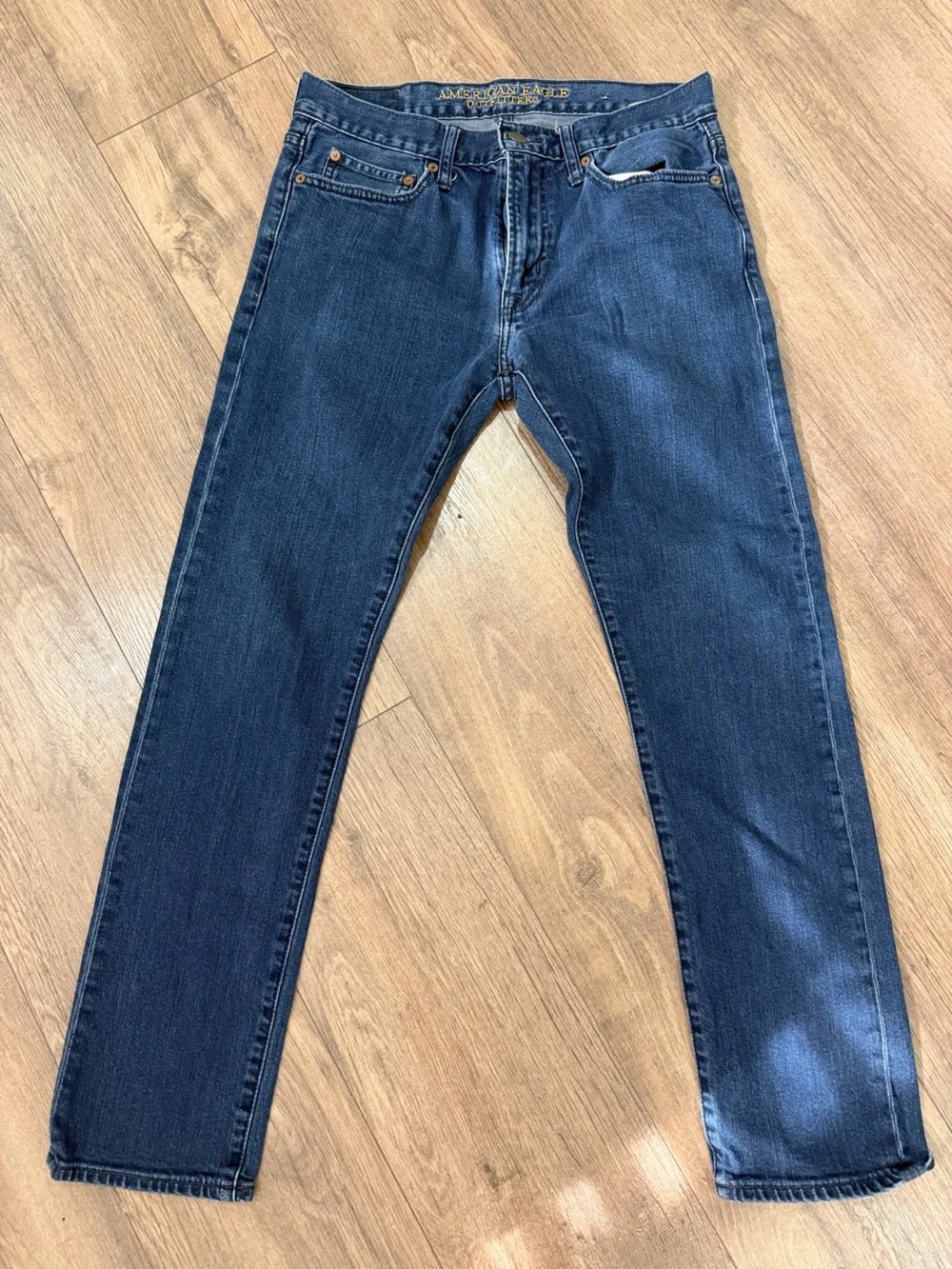 American Eagle Outfitters Men’s Dark Blue Slim Jeans